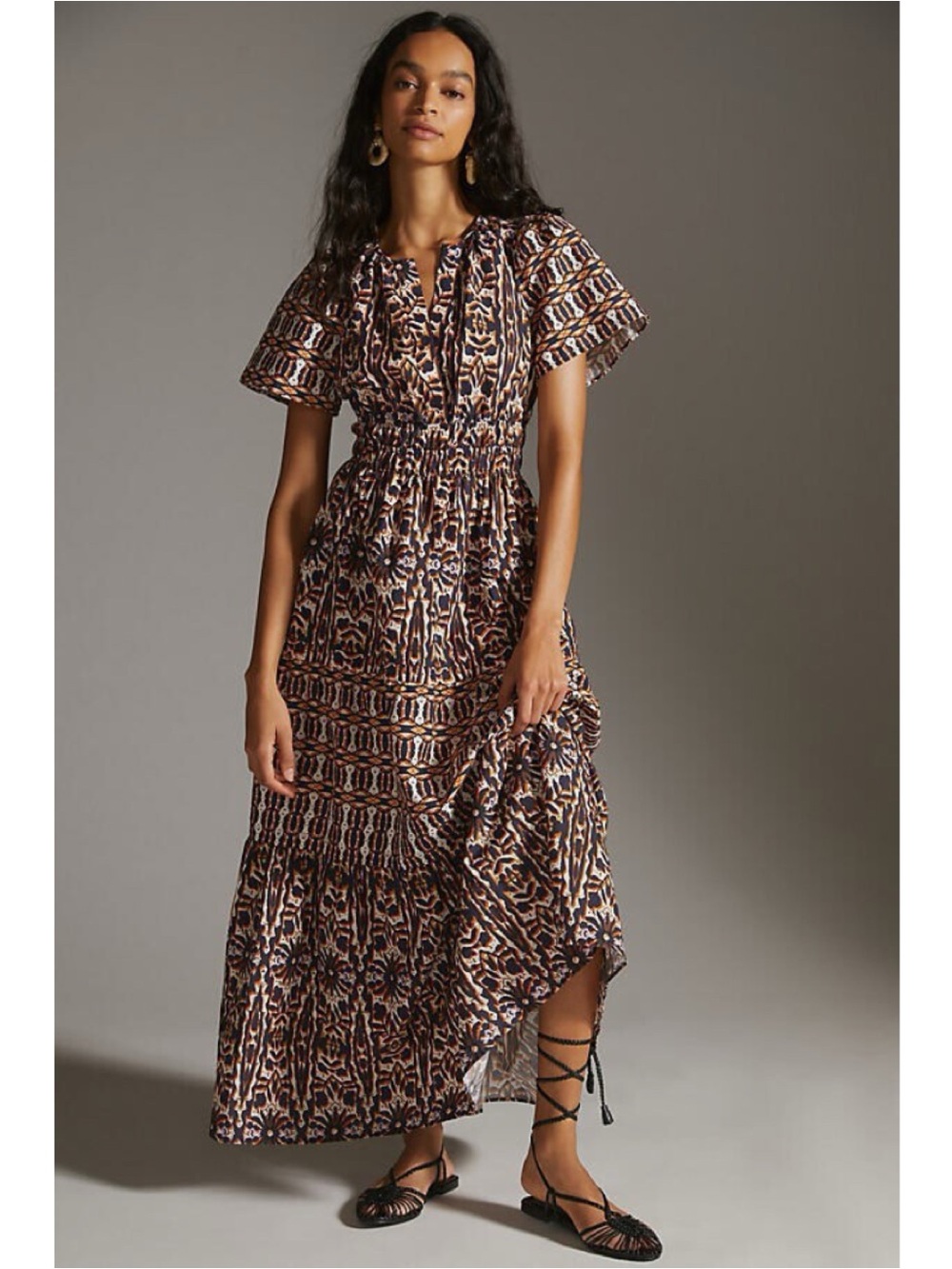 Anthropologie Maeve Sommerset Maxi Dress